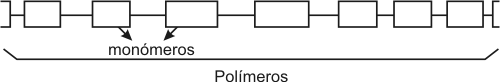 Fig. 2.12 - Esquema de polímero